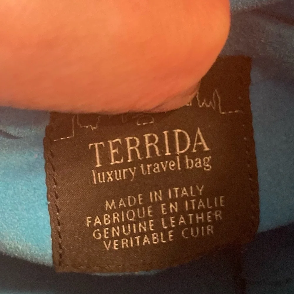 Terrida Luxury travel bag backpack made in tally Murano collection black leather